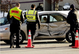 Photo of a car accident